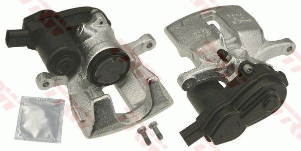TRW BHT335E Brake caliper Cast Iron, for vehicles with electric parking brake