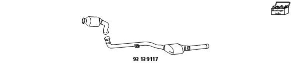 HJS 93 13 9117 MERCEDES-BENZ Euro1- / euro2- / d3 conversion in original quality