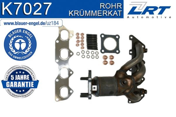 LRT K7027 Manifold exhaust system Golf 4 1.6 16V 105 hp Petrol 2000 price
