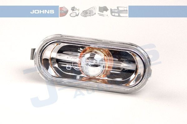 Turn signal JOHNS Crystal clear, both sides, lateral installation, without bulb holder - 67 23 21-1