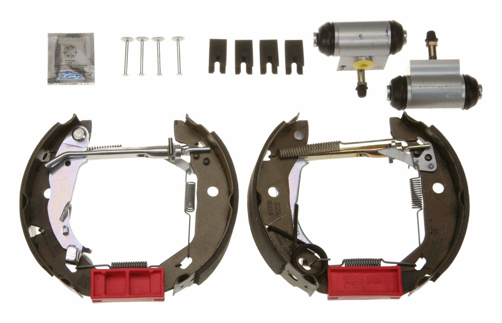 TRW Brake Set, drum brakes GSK1556 suitable for Mercedes W168