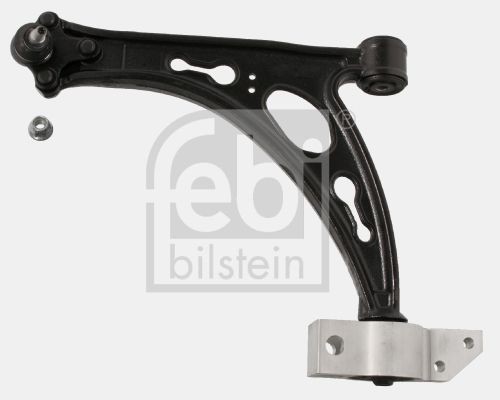 FEBI BILSTEIN 37183 Suspension arm with holder, with lock nuts, with bearing(s), with ball joint, Front Axle Left, Lower, Control Arm, Cast Steel