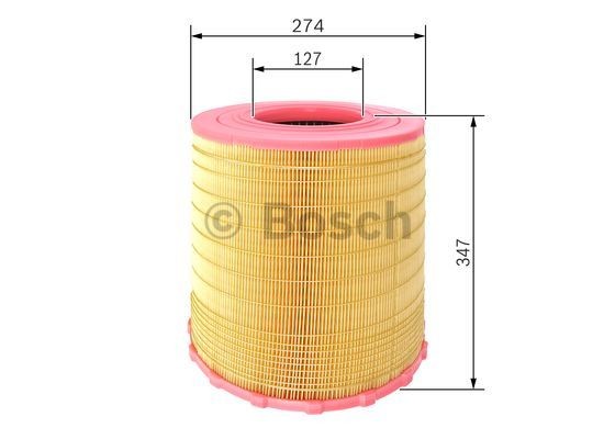 F026400284 Engine air filter BOSCH S0284 review and test