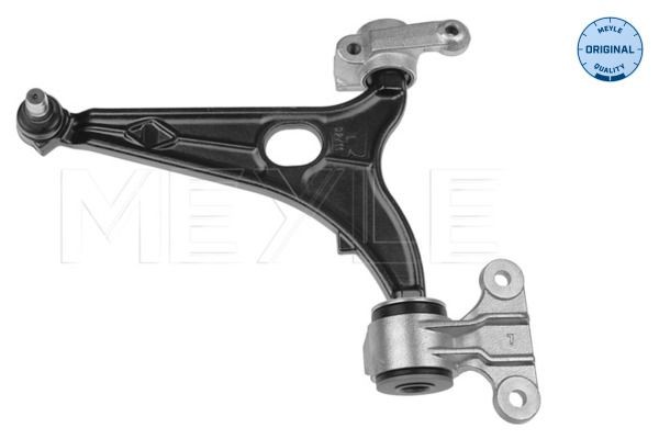11-16 050 0068 MEYLE Control arm CITROËN ORIGINAL Quality, with rubber mount, Lower, Front Axle Left, Control Arm, Steel, Cone Size: 19 mm