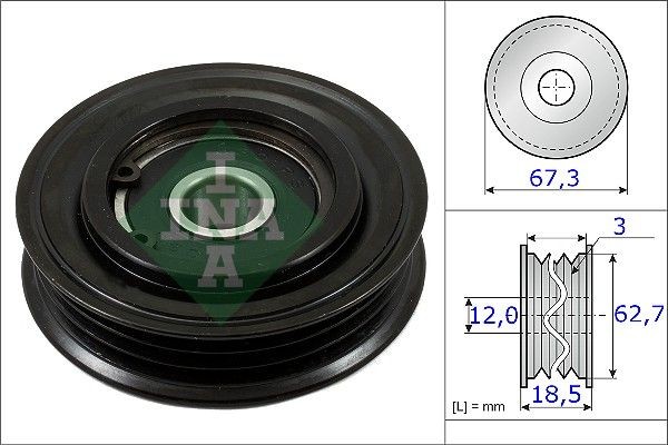 INA 531 0861 10 Tensioner pulley TOYOTA experience and price