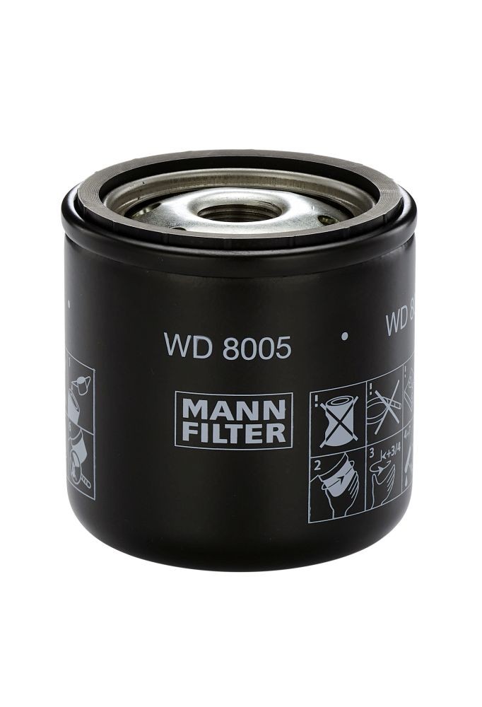 MANN-FILTER 76, 78 mm Filter, operating hydraulics WD 8005 buy