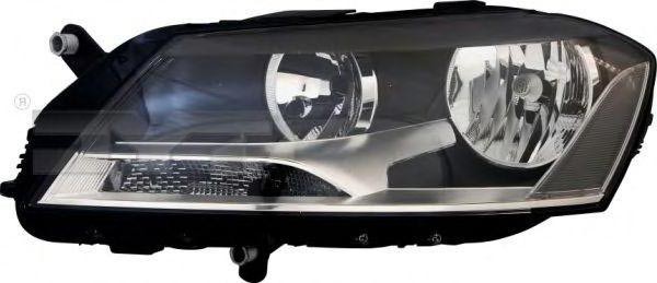 TYC 20-12516-05-2 Headlight Left, H7/H7, for right-hand traffic, with electric motor
