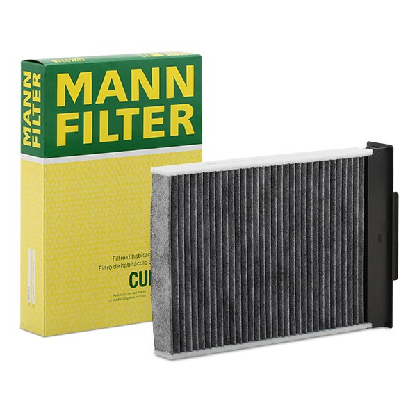 MANN-FILTER CUK 2316 Pollen filter Activated Carbon Filter, 255 mm x 186 mm x 42 mm