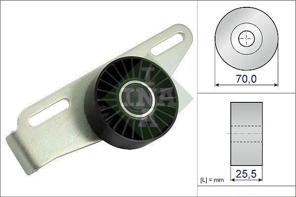 INA 531 0868 10 Tensioner pulley DACIA experience and price