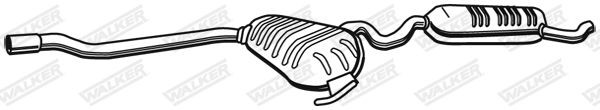 WALKER without mounting parts Muffler 21461 buy