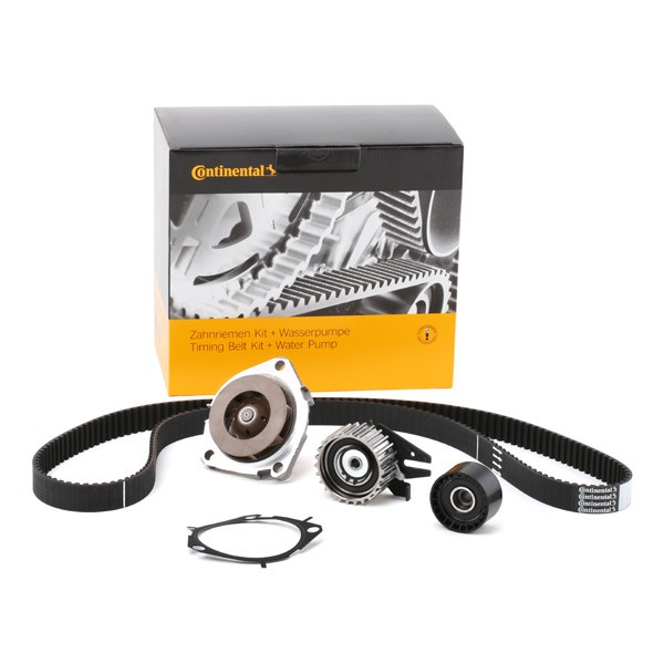 Water pump and timing belt kit CONTITECH CT1155WP1 - Fiat IDEA Belts, chains, rollers spare parts order