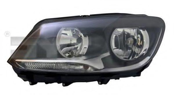 TYC 20-12476-05-2 Headlights VW TOURAN 2011 in original quality