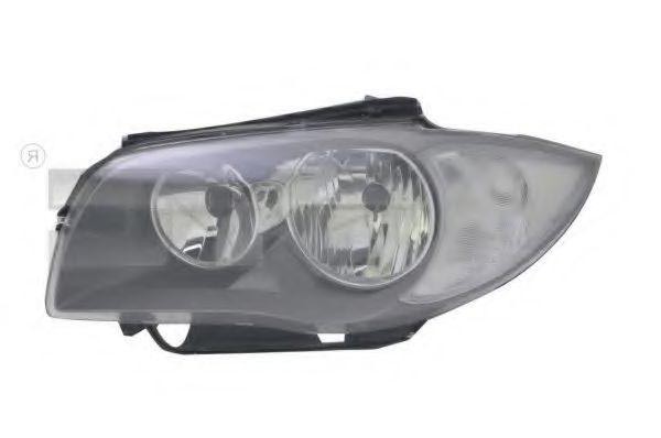 TYC 20-0650-25-2 Headlight Left, H7/H7, for right-hand traffic, without electric motor