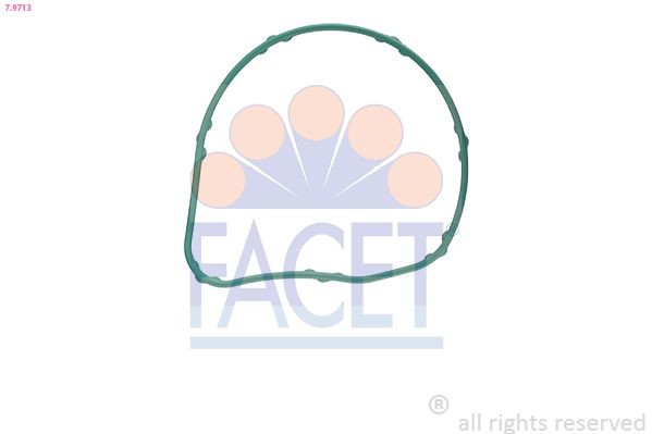FACET 7.9713 Gasket, thermostat Made in Italy - OE Equivalent