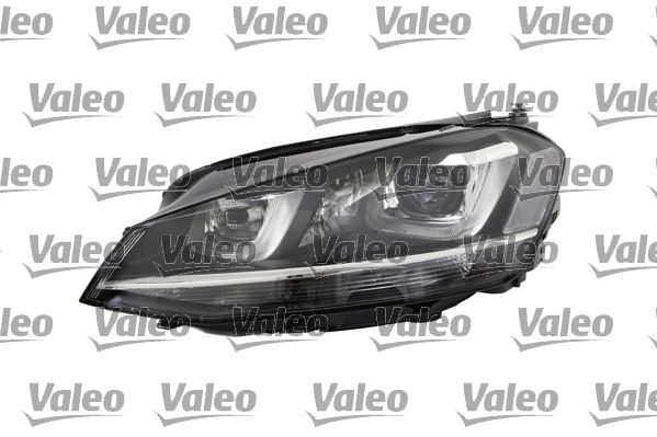 Phares avant VW Golf 7 - 3D LED - Noir bord chrome 