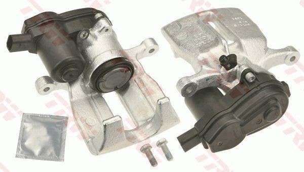 TRW BHT327E Brake caliper Cast Iron, for vehicles with electric parking brake
