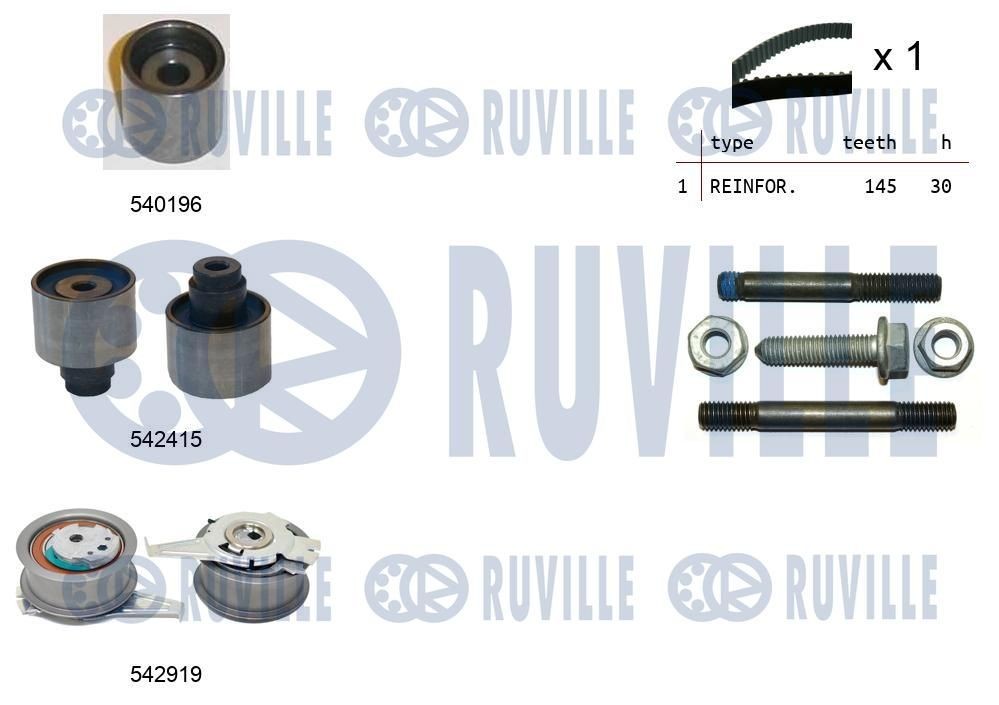 RUVILLE 58123 Deflection / Guide Pulley, v-ribbed belt SUBARU experience and price