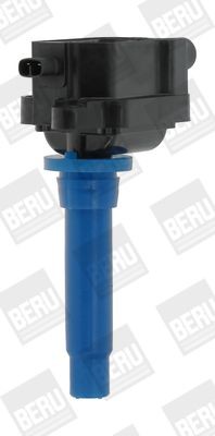 BERU ZS433 Ignition coil 2-pin connector, 12V, Rasthuelse, without electronics, Number of connectors: 2, incl. spark plug connector, Connector Type, saw teeth