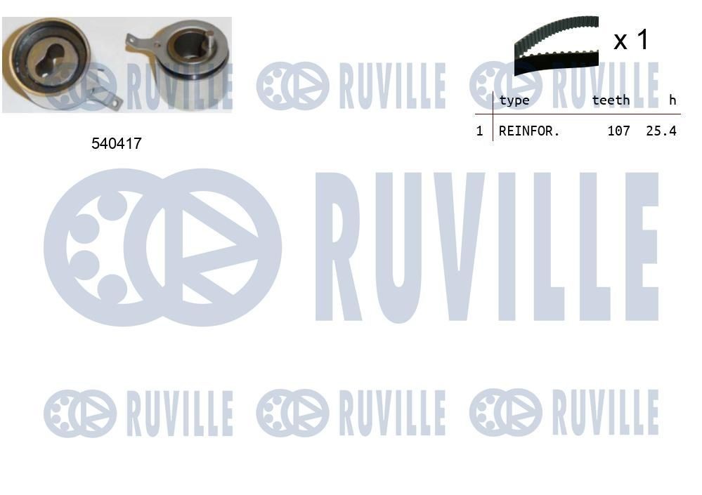 RUVILLE 56134 Tensioner pulley PQG 100190L