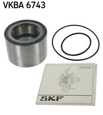 Купете VKBA 6743 SKF Ø: 90мм, вътрешен диаметър: 55мм Комплект колесен лагер VKBA 6743 евтино