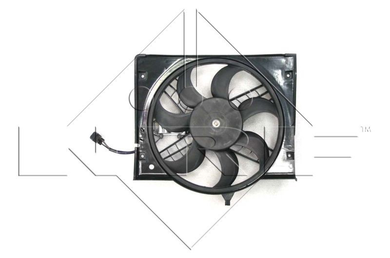 NRF Engine cooling fan 47442 for BMW 3 Series