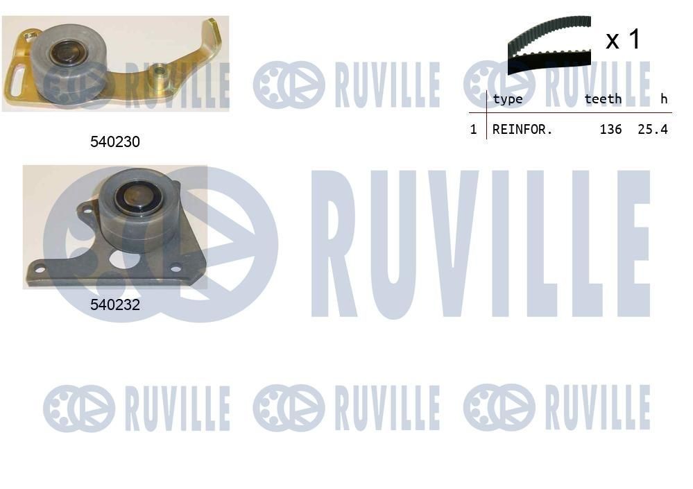 RUVILLE 56105 Timing belt tensioner pulley