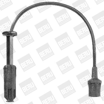 0 300 891 412 BERU Number of circuits: 2 Ignition Lead Set ZEF1412 buy