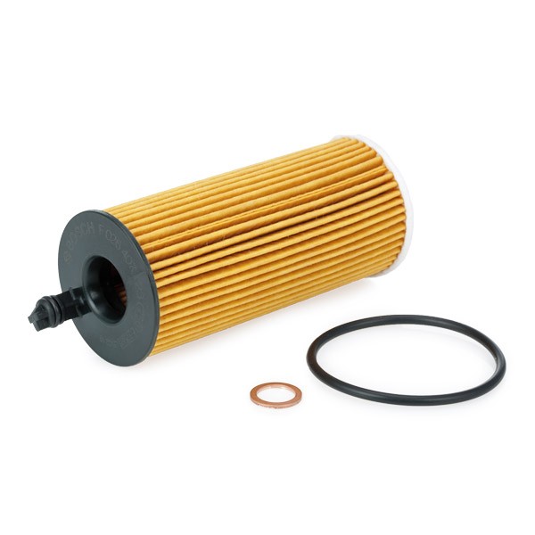 BOSCH F026407123 Engine oil filter with gaskets/seals, Filter Insert