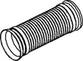 DINEX 50217 Corrugated Pipe, exhaust system 6204900365