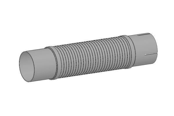 DINEX Length: 345 mm Corrugated Pipe, exhaust system 53162 buy