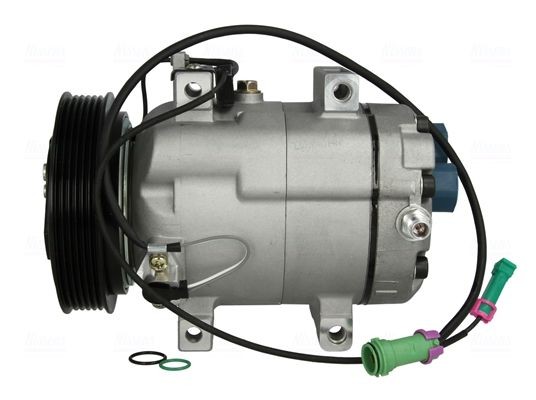NISSENS 89101 Air conditioning compressor DCW17B, 12V, PAG 46, R 134a