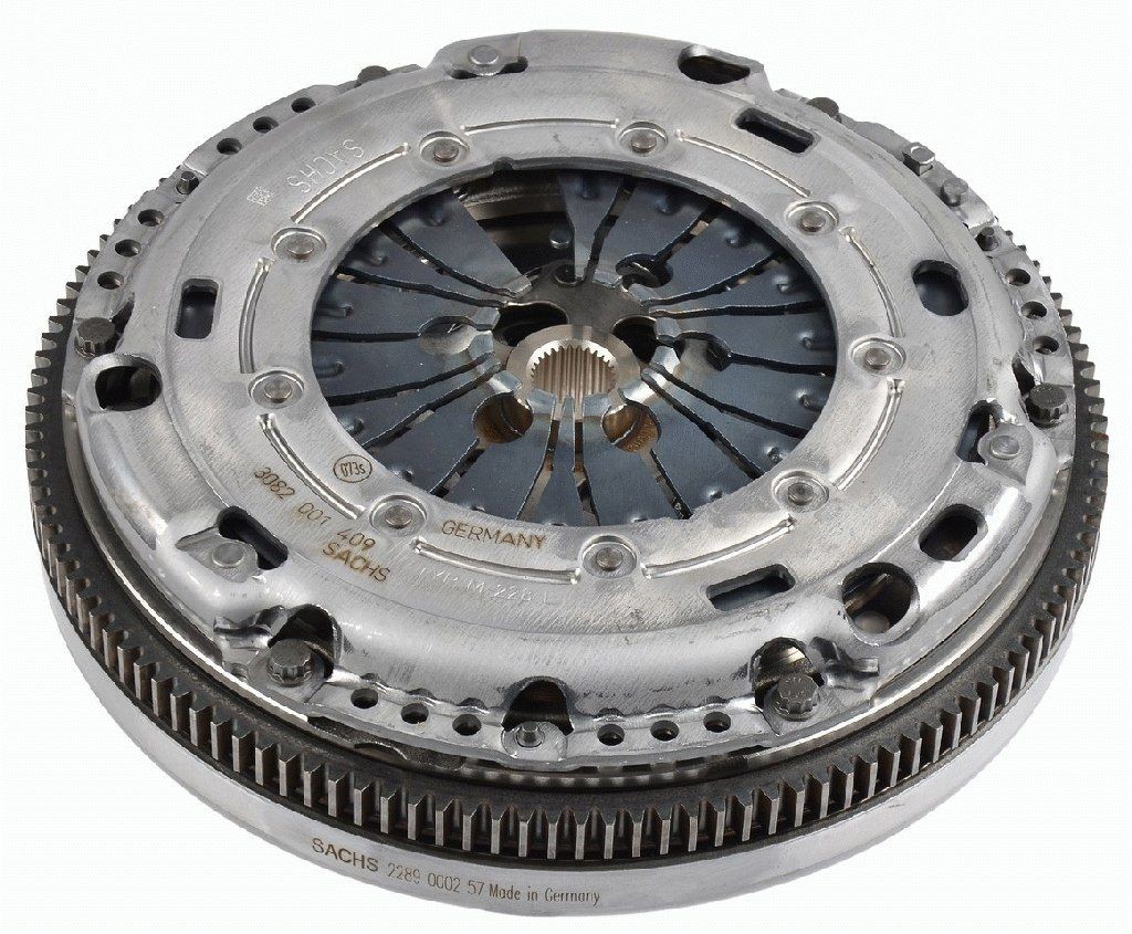 2289000257 Clutch set 2289 000 257 SACHS with clutch pressure plate, with dual-mass flywheel, with flywheel screws, with pressure plate screws, without clutch release bearing, with clutch disc, 228mm