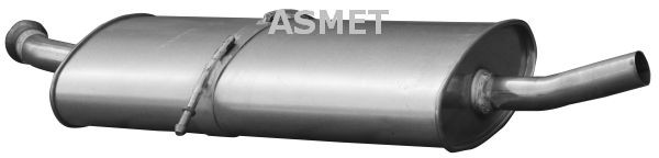 ASMET 01063 Centre silencer W245 B 150 1.5 95 hp Petrol 2006 price