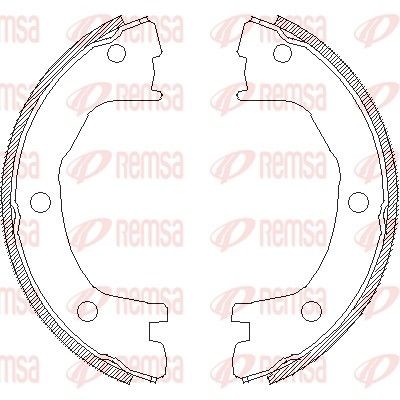 REMSA 4712.00 RENAULT MASTER 2011 Handbrake brake pads