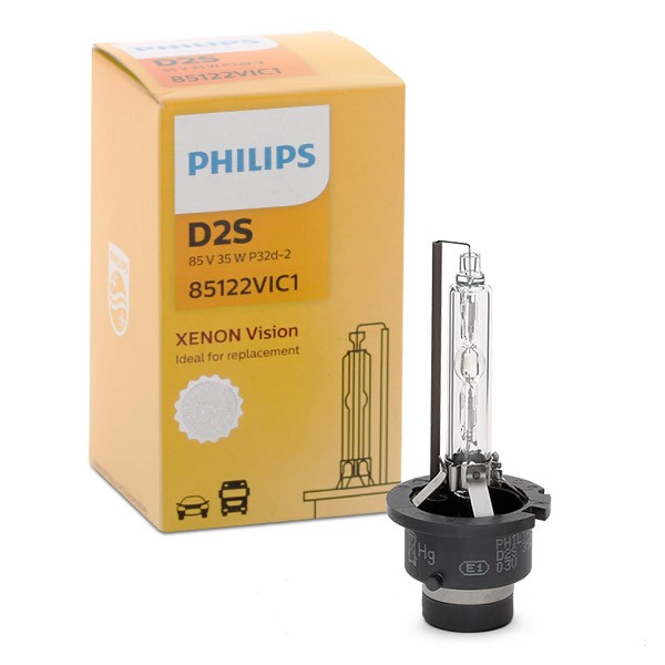 PHILIPS Xenon Vision 85122VIC1 Lámpara para faros de luz antiniebla D2S (lámpara de descarga gaseosa) 85V 35W P32d-2 4600K Xenón