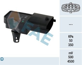 Comprar Sensor, presión colector de admisión FAE 15045 - Motor recambios RENAULT LAGUNA online