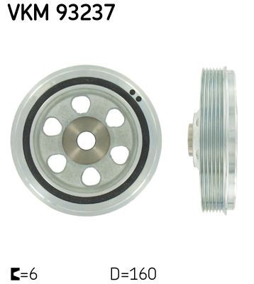 SKF VKM93237 Crankshaft pulley 5003 32296