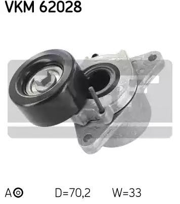 Great value for money - SKF Tensioner pulley VKM 62028