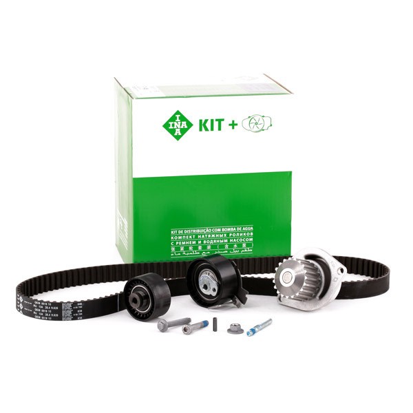 INA 530 0379 30 Water pump and timing belt kit with water pump, Width 1: 25,4 mm