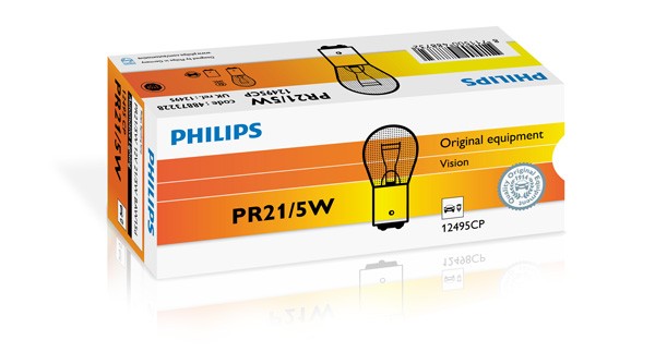PHILIPS 48531173 GLÜHLAMPE, BREMSLEUCHTE (LAMPE 12V 21W BAW15S ROT) PHILIPS  12088CP1