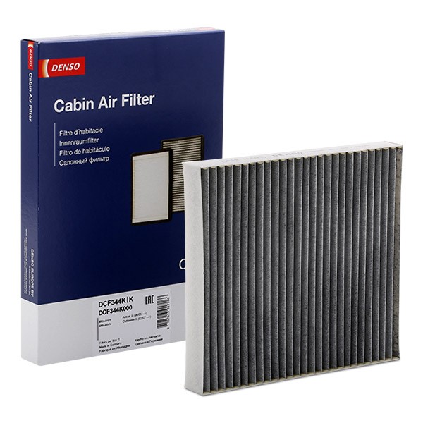 DCF344K DENSO Pollen filter MITSUBISHI Activated Carbon Filter, 216 mm x 200 mm x 30 mm