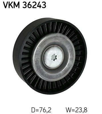 VKM 36243 SKF Deflection pulley LAND ROVER with fastening material