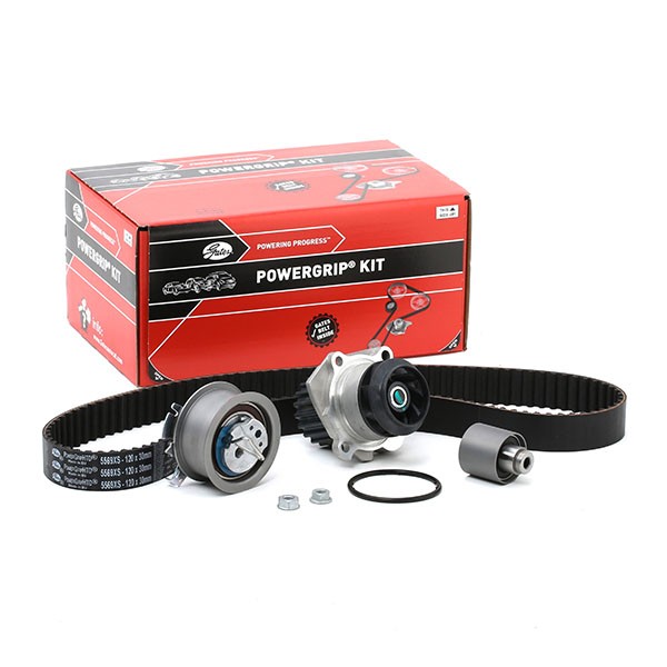 KP55569XS2 Water pump and timing belt GATES 5569XS review and test
