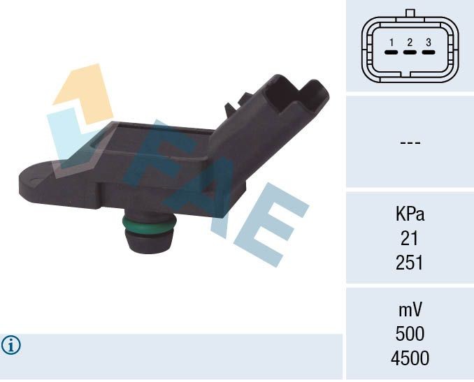 FAE Number of pins: 3-pin connector MAP sensor 15091 buy