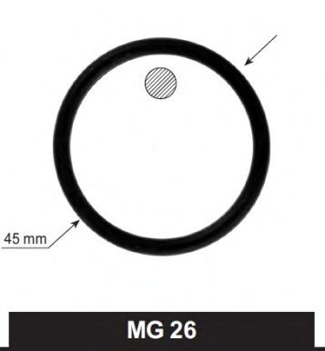Great value for money - MOTORAD Gasket, thermostat MG26