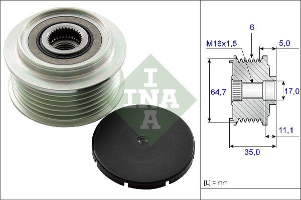 INA 535025010 Alternator LR118085-1