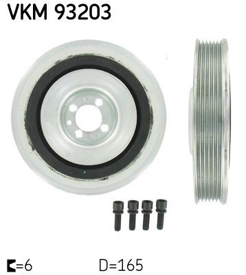 Opel Crankshaft pulley SKF VKM 93203 at a good price