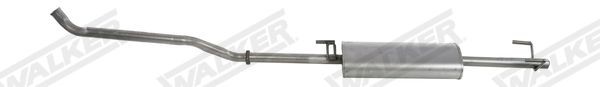 21957 WALKER Centre silencer MERCEDES-BENZ Length: 2550mm, without mounting parts