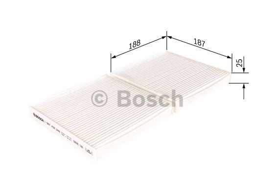 BOSCH Air conditioning filter 1 987 432 242 for BMW X3, X4