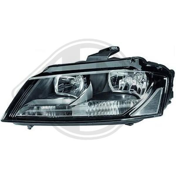 DIEDERICHS Headlight LED and Xenon AUDI A3 Convertible (8P7) new 1032080